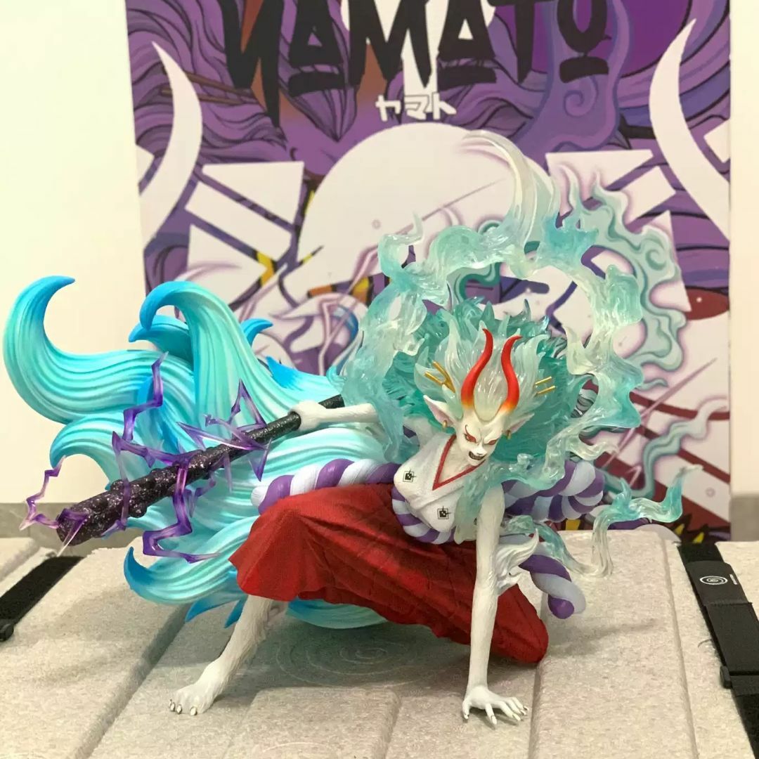 ワンピース 人獣型 ヤマト フィギュア ガレージキット 塗装済み完成品 B | フリマアプリ ラクマ