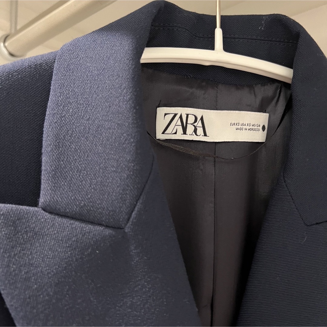 ZARA ジャケット ネイビーブルー XS - テーラードジャケット