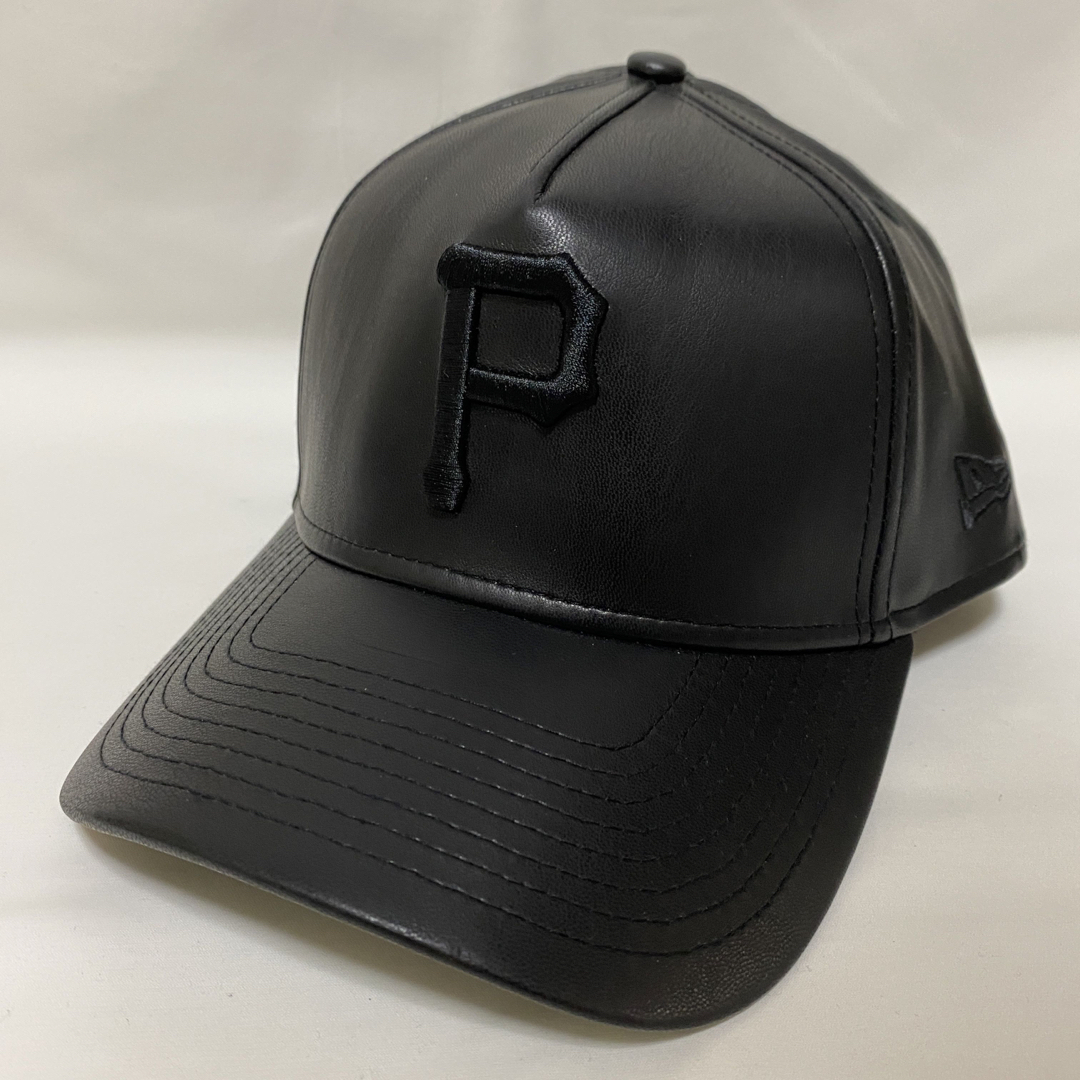 海外限定　訳あり NEWERA ピッツバーグ　パイレーツ　キャップ　PUレザー