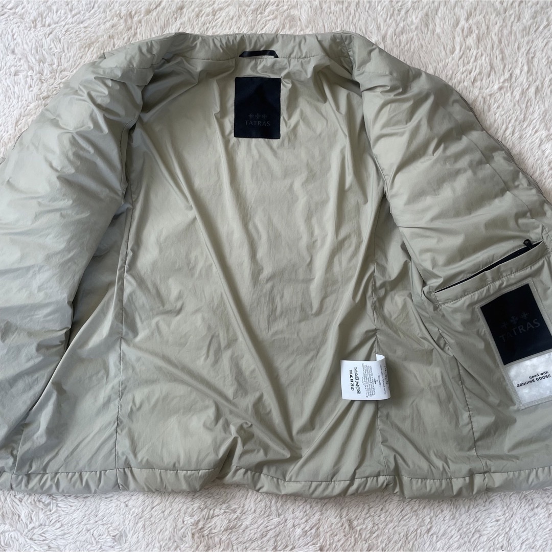 極美品 タトラス ノーカラーダウン ビームス別注 ACACIA アカッチャ