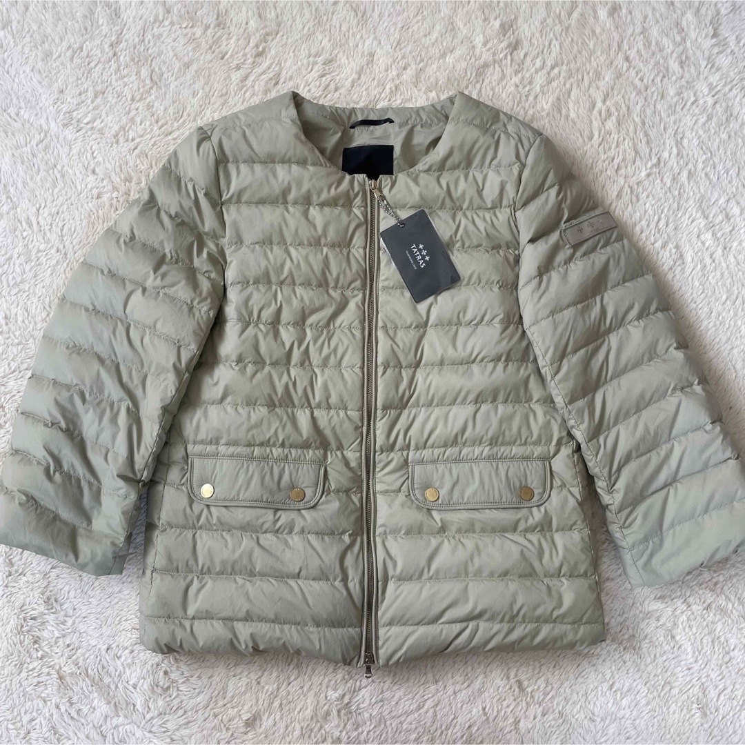 極美品 タトラス ノーカラーダウン ビームス別注 ACACIA アカッチャ