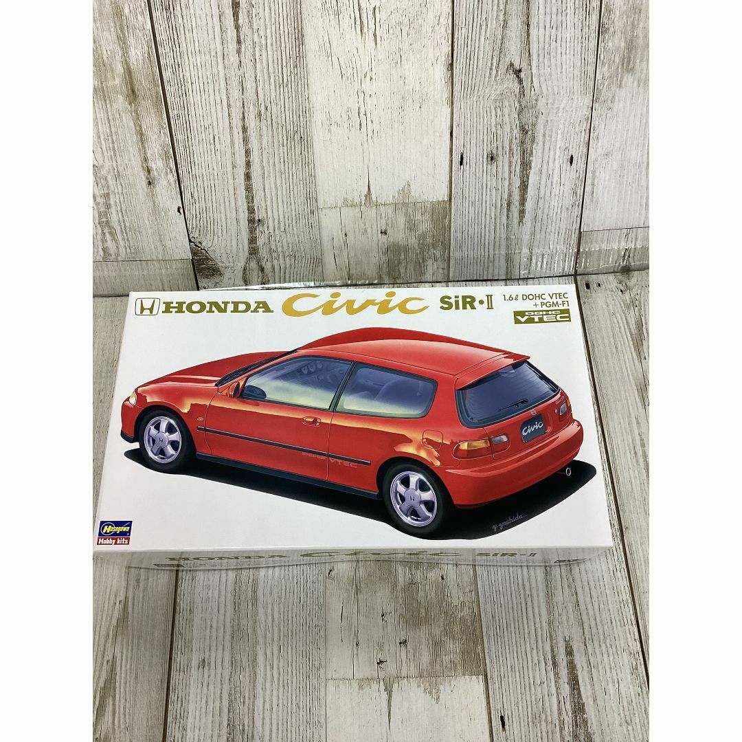 ハセガワ 1/24 ホンダ シビック SiRII プラモデル CD6の通販 by
