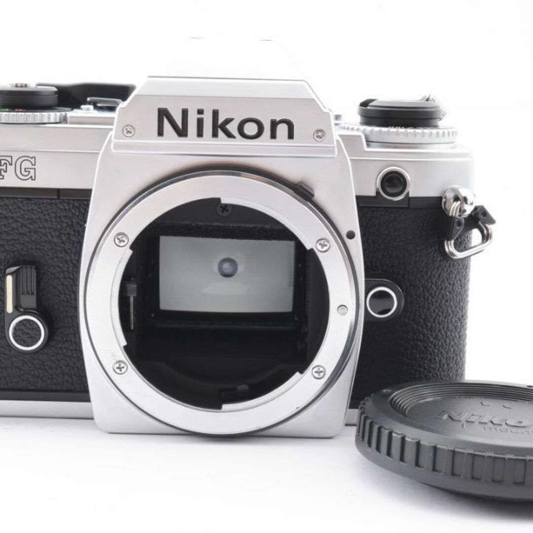 美品 NIKON FG シルバー　フィルムカメラ　モルト新品交換済 Y922