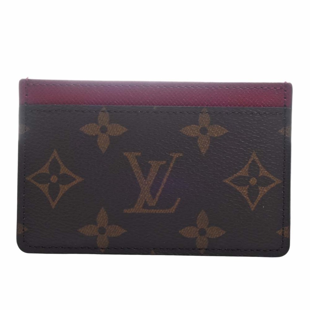 LOUIS VUITTON ルイヴィトン モノグラム ポルト カルト サーンプル カードケース M60703 ブラウン/ボルドー by