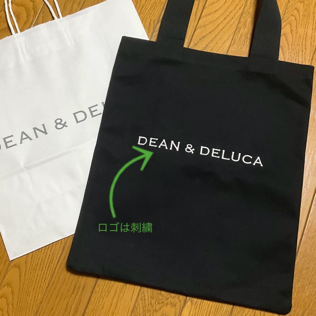 DEAN & DELUCA(ディーンアンドデルーカ)のコットンツイルトートバッグ Black DEAN & DELUCA 20周年限定 メンズのバッグ(トートバッグ)の商品写真