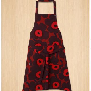 マリメッコ(marimekko)のマリメッコ エプロン☆レット×プラム(その他)