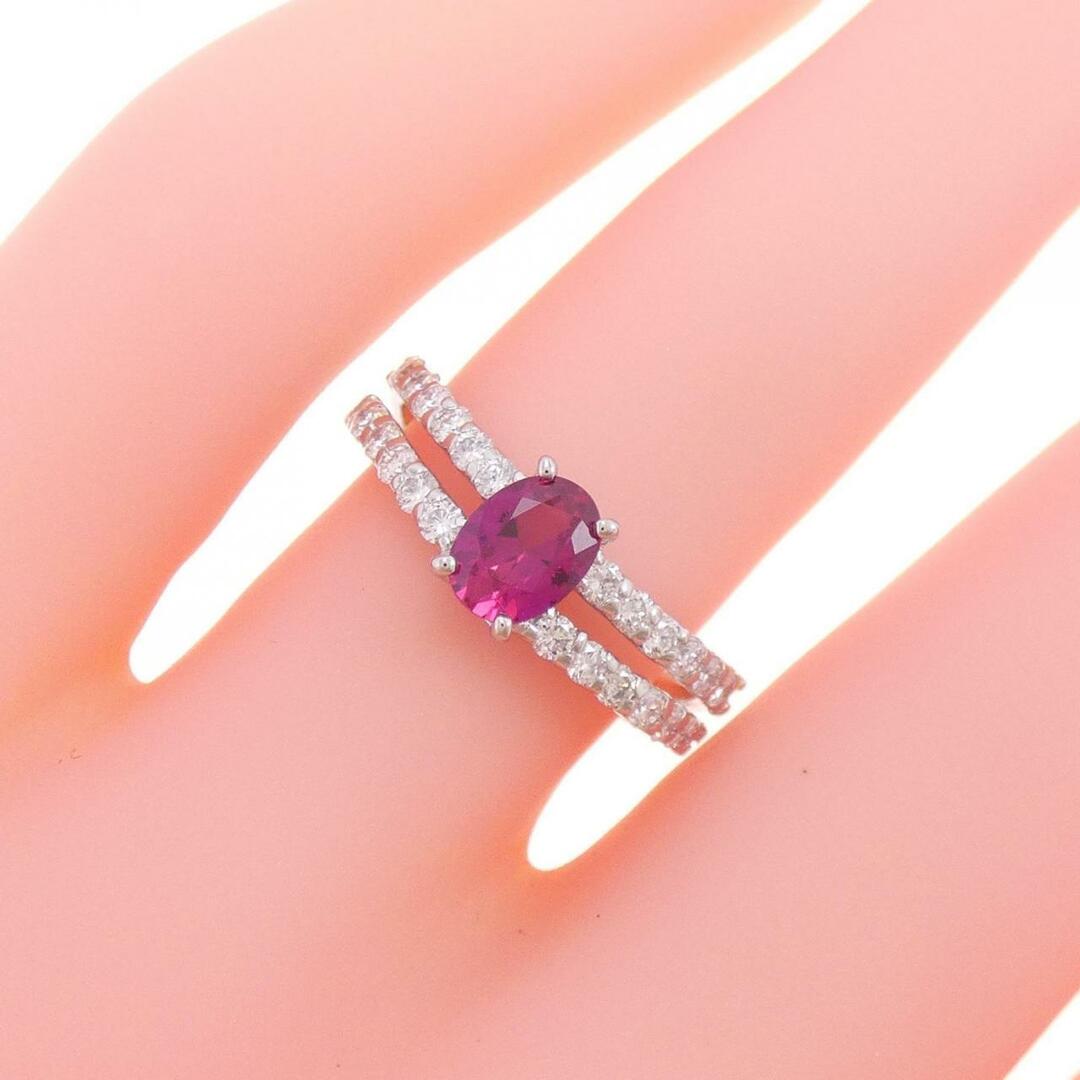 PT ルビー リング 0.53CT-