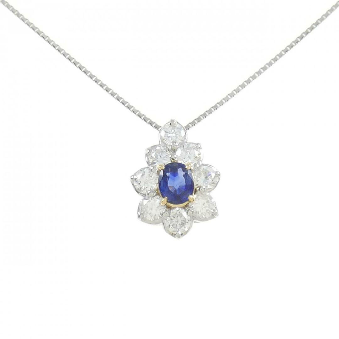 PT/K18YG サファイヤ ネックレス 0.48CT | フリマアプリ ラクマ