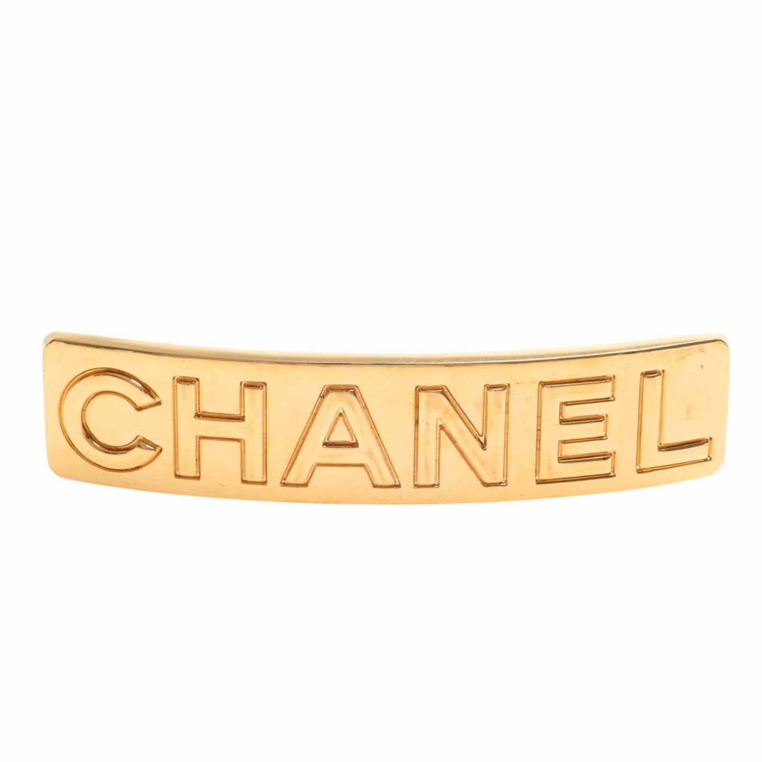 CHANEL シャネル ロゴ バレッタ ヘアクリップ - ゴールド by - その他