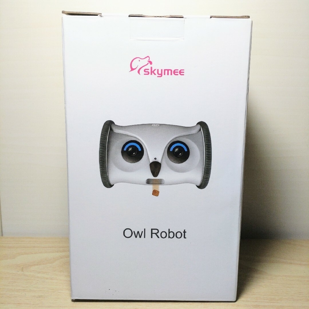 Skymee Owl robot 充電式可動式自動給餌器