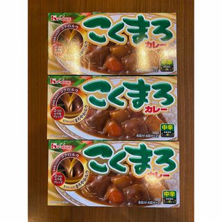 ハウスショクヒン(ハウス食品)のこくまろカレー　中辛　8皿×3箱(レトルト食品)