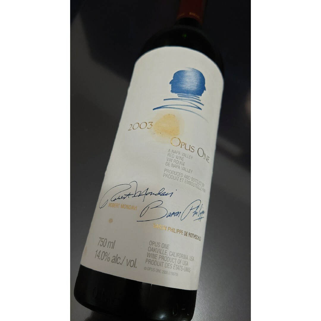 OPUS ONE オーパスワン 2003年 P·P93点（赤ワイン フルボトル）