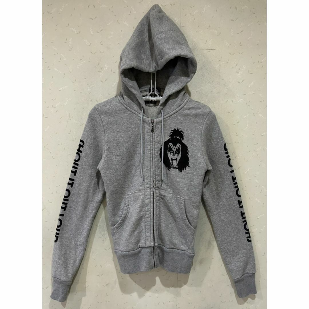 HYSTERIC GLAMOUR×KISS スウェットジップアップパーカー F HYSTERIC GLAMOUR×KISS スウェットジップアップパーカー F
