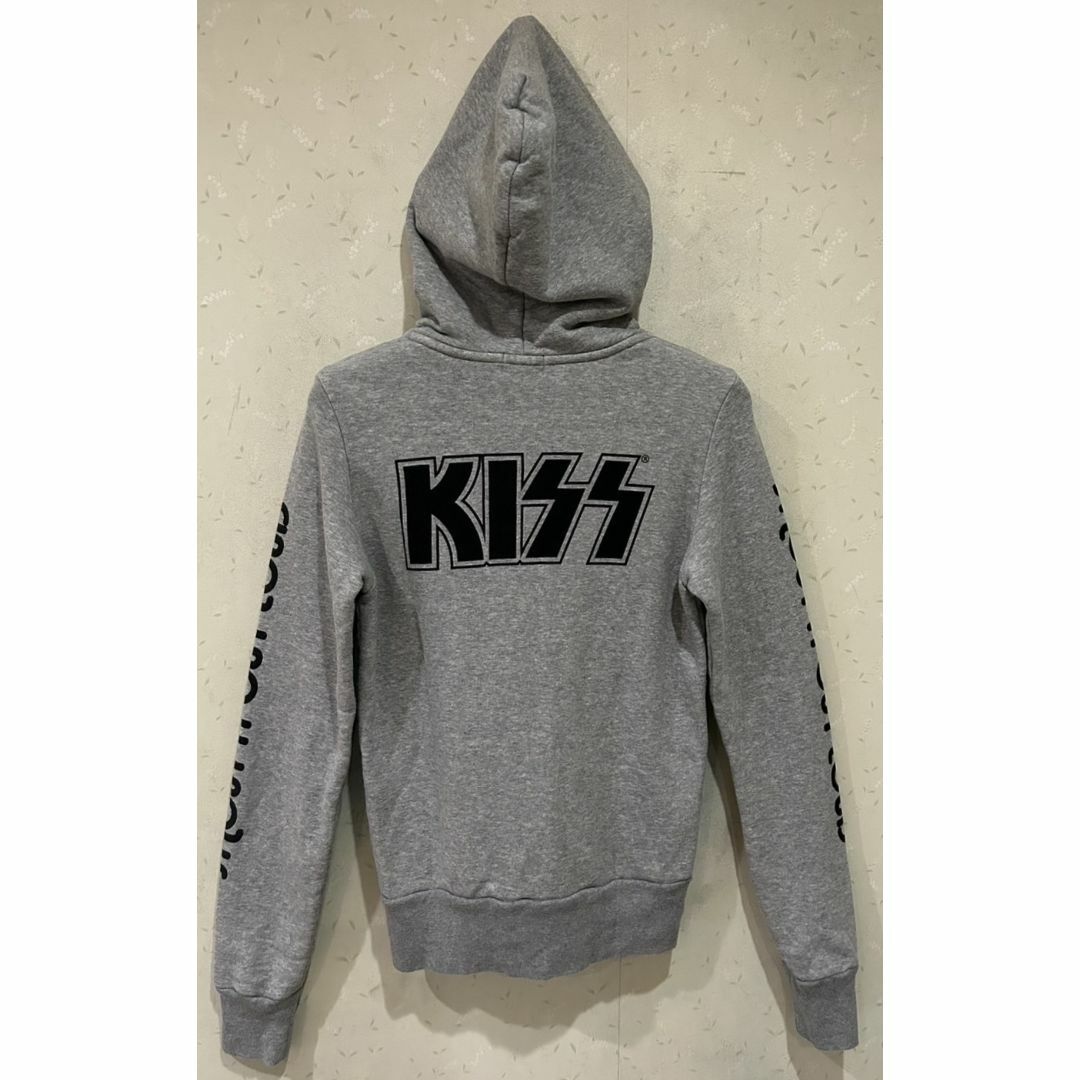 ＊HYSTERIC GLAMOUR×KISS スウェットジップアップパーカー F