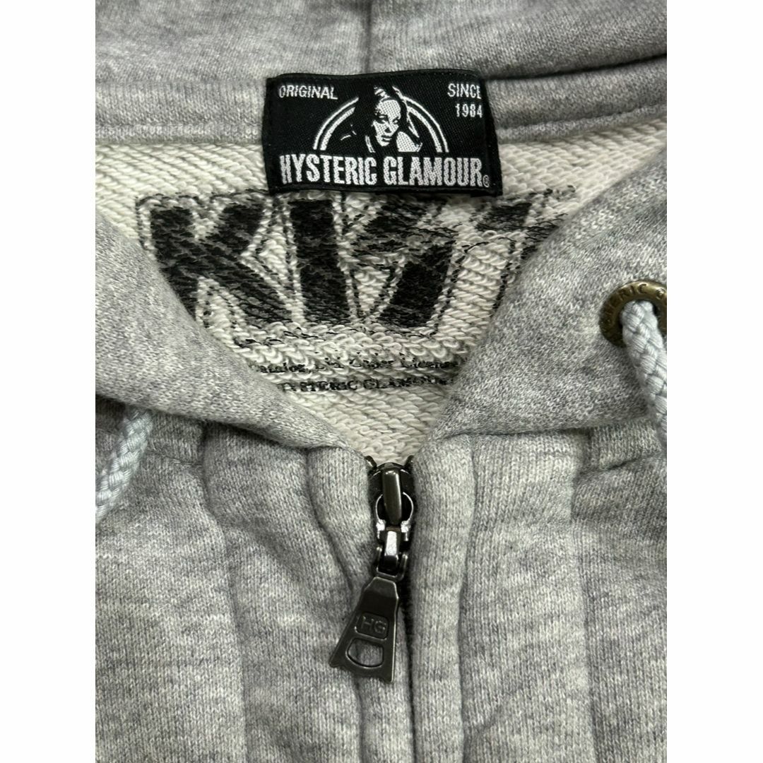 ＊HYSTERIC GLAMOUR×KISS スウェットジップアップパーカー F 8