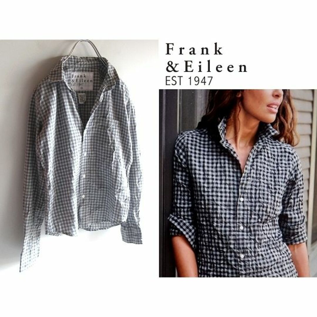 USA製 Frank \u0026 Eileen BARRY チェックシャツ XXS - シャツ