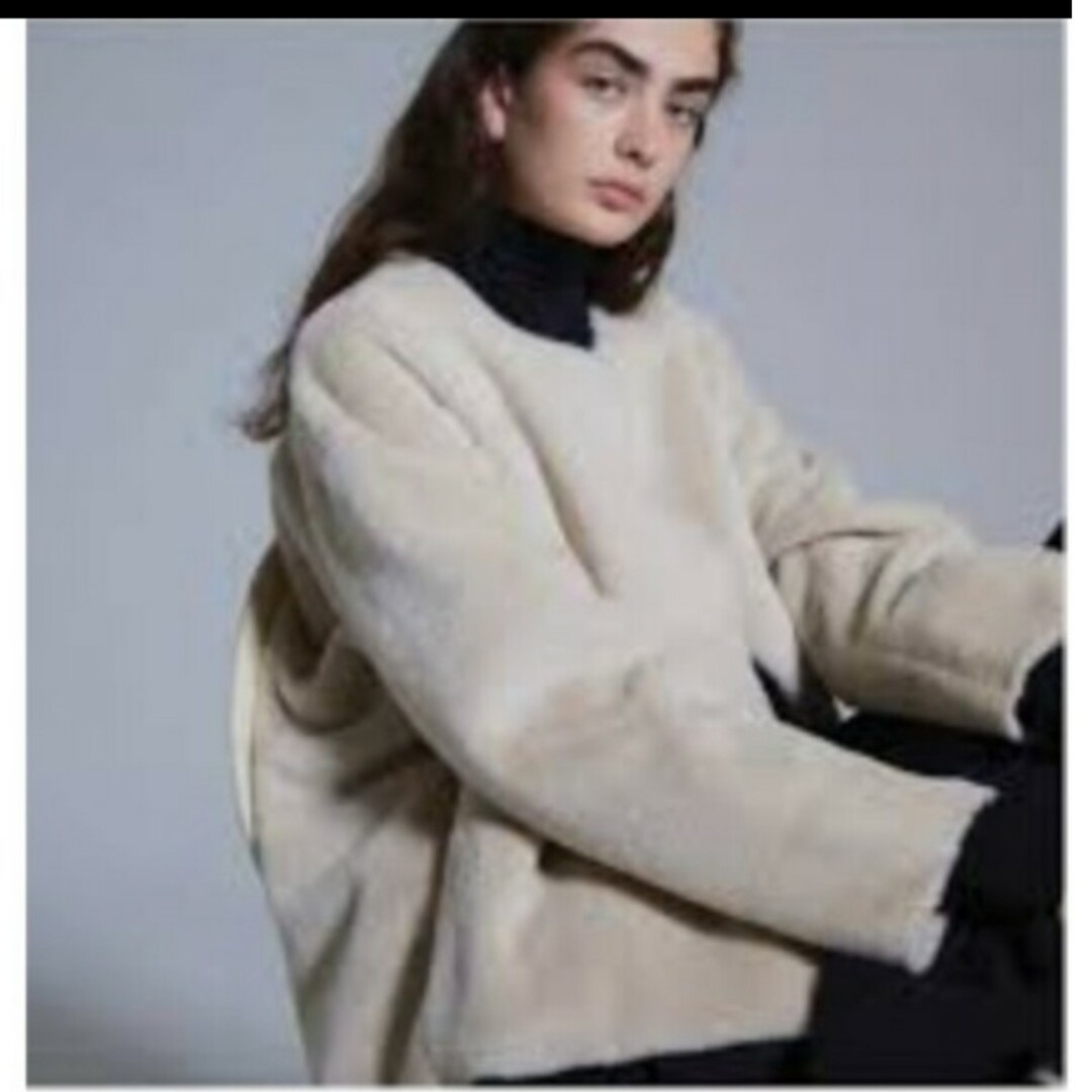 Drawer ドゥロワー ベスト ジレ ファー シャギー モヘア ニット Drawer ドゥロワー ベスト ジレ ファー シャギー モヘア ニット