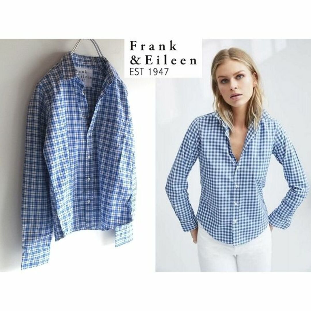 ◇新品・タグ付き◇ Frank\u0026Eileen BARRY  ブルー　チェック