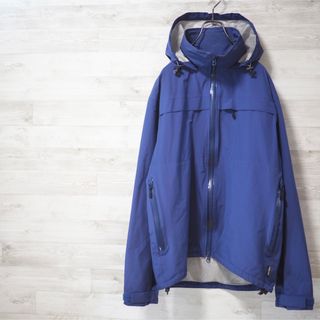 マーガレットハウエル(MARGARET HOWELL)のMARGARET HOWELL 10SS Gore-Tex JKT-Blue/L(マウンテンパーカー)