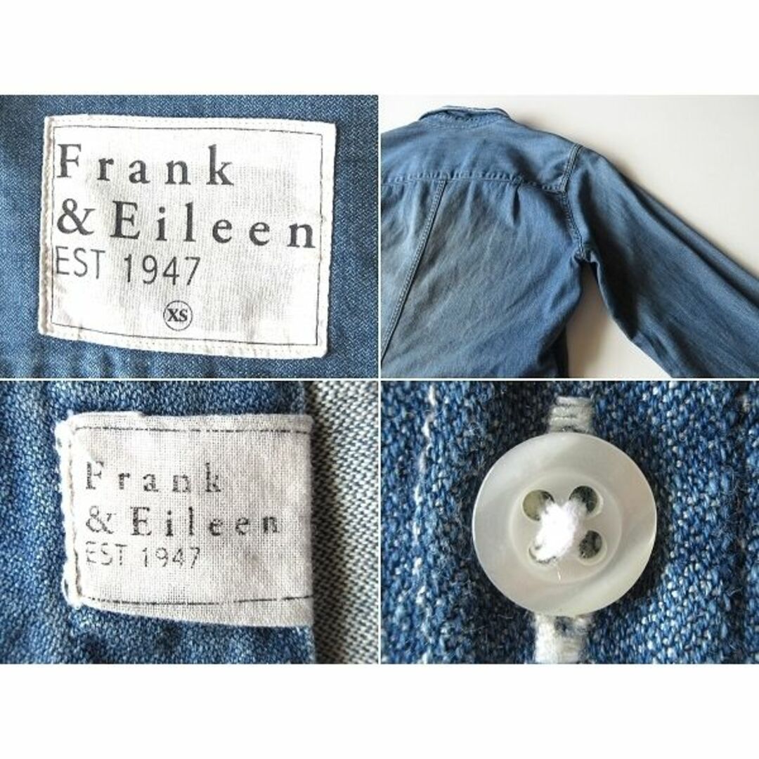 Frank&Eileen(フランクアンドアイリーン)のUSA製 Frank&Eileen BARRY デニムシャツ XS レディースのトップス(カットソー(長袖/七分))の商品写真