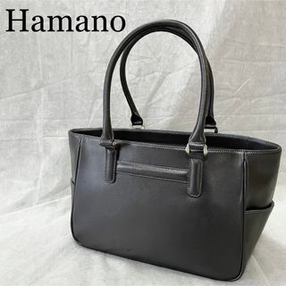 ハマノヒカクコウゲイ(濱野皮革工藝/HAMANO)のHamano ハンドバッグ レザー グレー(ハンドバッグ)