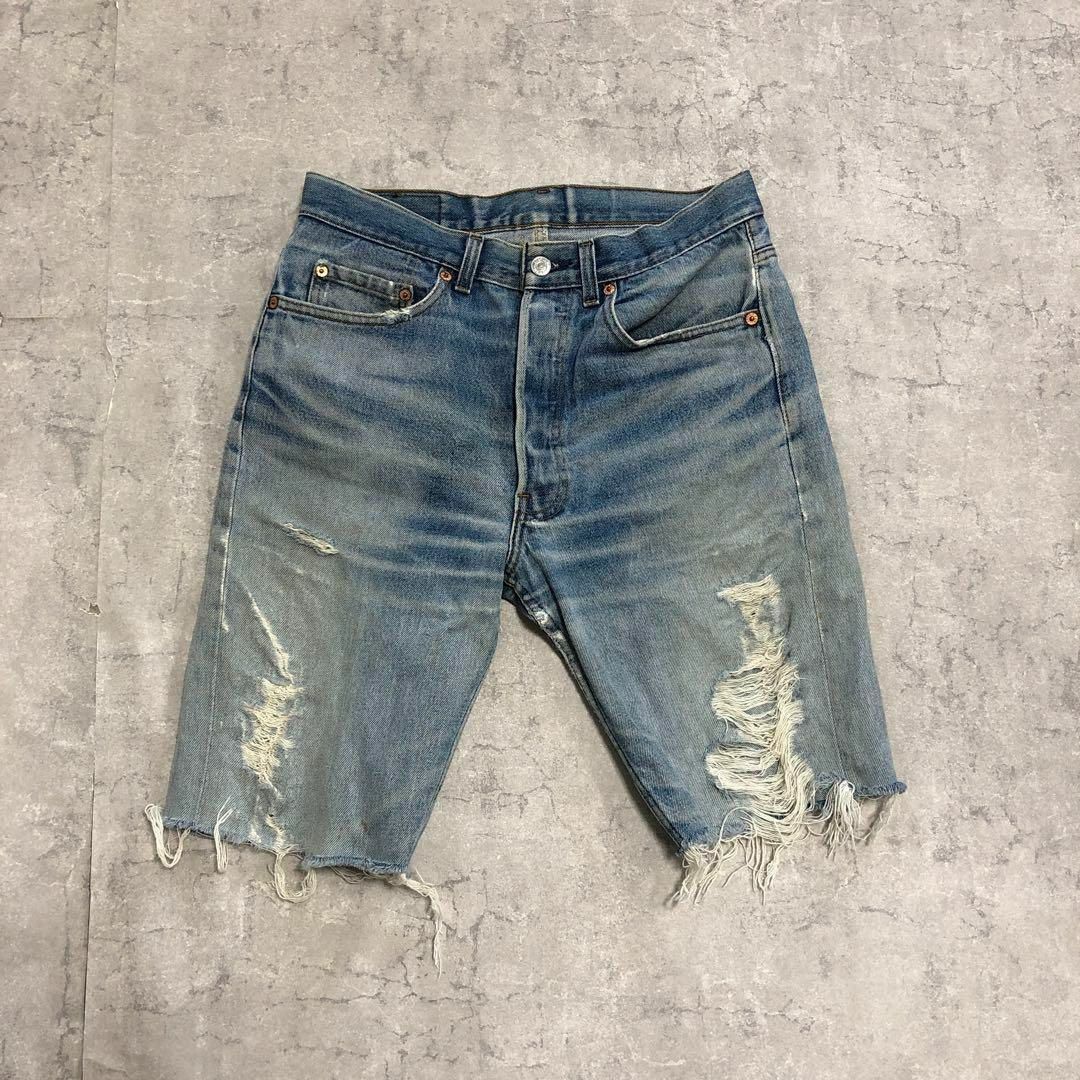 Levi's(リーバイス)のUSA製 Levi's リーバイス501xx カットオフショーツ W32 L34 メンズのパンツ(デニム/ジーンズ)の商品写真