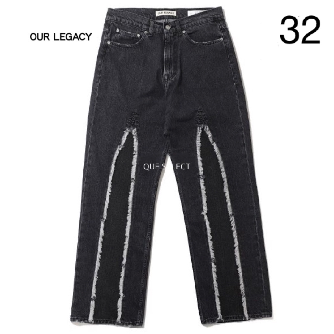 希少　23SS OUR LEGACY THIRD CUT BLACK DENIM