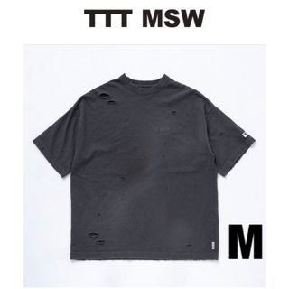 ティー(TTT_MSW)のTTT_MSW 2023AW-CT02 クラッシュ加工TシャツサイズM完売カラー(Tシャツ/カットソー(半袖/袖なし))