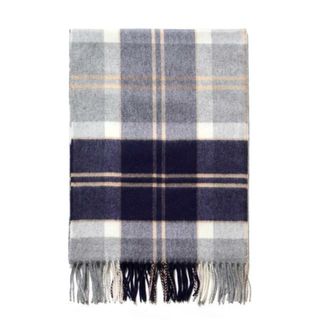 ジョンストンズ(Johnstons)の【新品未使用】 ジョンストンズ Johnstons カシミア ストール 大判 カシミヤ Cashmere Tartans Stole WA56 タータンチェック WA000056  【2.SILVER BANNOCKBANE】(マフラー/ショール)