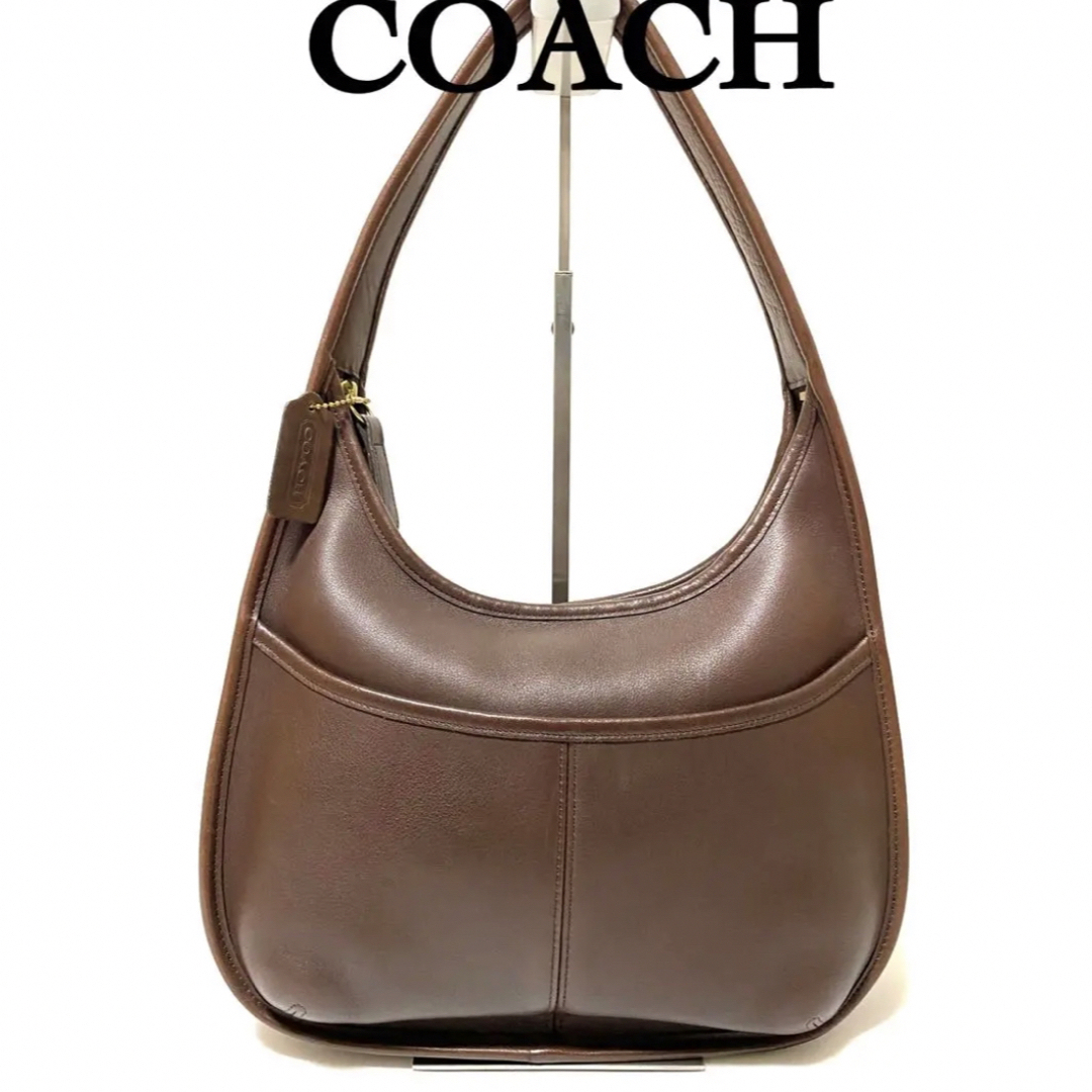 極美品 COACH オールドコーチ ワンショルダーバッグ クラブタウン