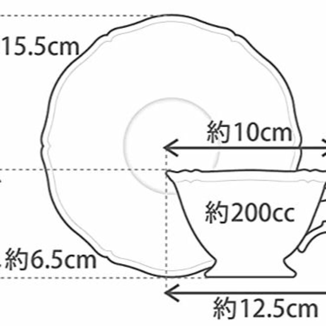 大倉陶園 The Okura ホワイトマスターピース カップ&ソーサー 70c/1111-