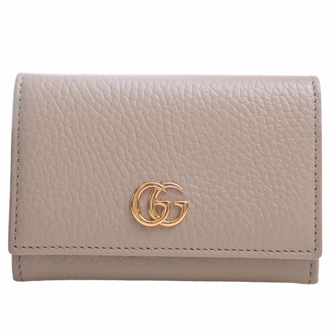 Gucci - 【中古】Gucci グッチ ダブルG レザー 二つ折り カードケース