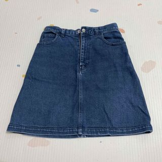 ユニクロ(UNIQLO)のユニクロ　デニムミニスカ　150(スカート)