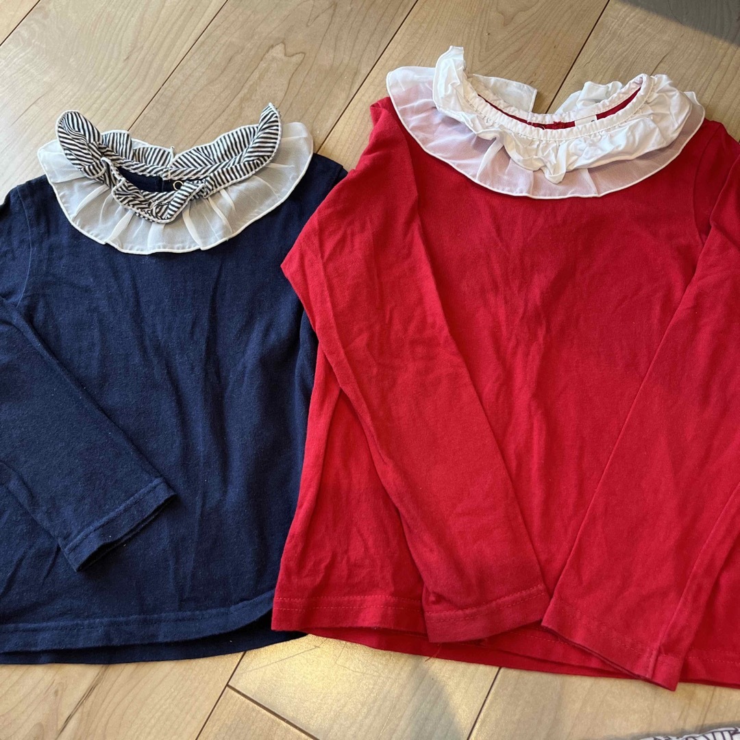 apres les cours(アプレレクール)のトップス　おそろい　アプレレクール　長袖 キッズ/ベビー/マタニティのキッズ服女の子用(90cm~)(Tシャツ/カットソー)の商品写真