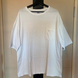 白　ホワイト　T シャツ　XL 無地　涼しい　おしゃれ　シンプル　ストリート(Tシャツ/カットソー(半袖/袖なし))