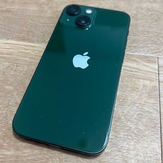 アイフォーン(iPhone)のiphone13mini 128GB グリーン バッテリー最大容量100%(スマートフォン本体)