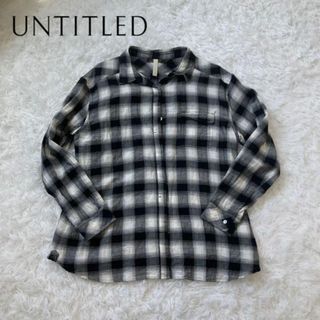 アンタイトル(UNTITLED)のuntitled アンタイトル　リネン混　イタリア製生地使用　チェック　シャツ(シャツ/ブラウス(長袖/七分))