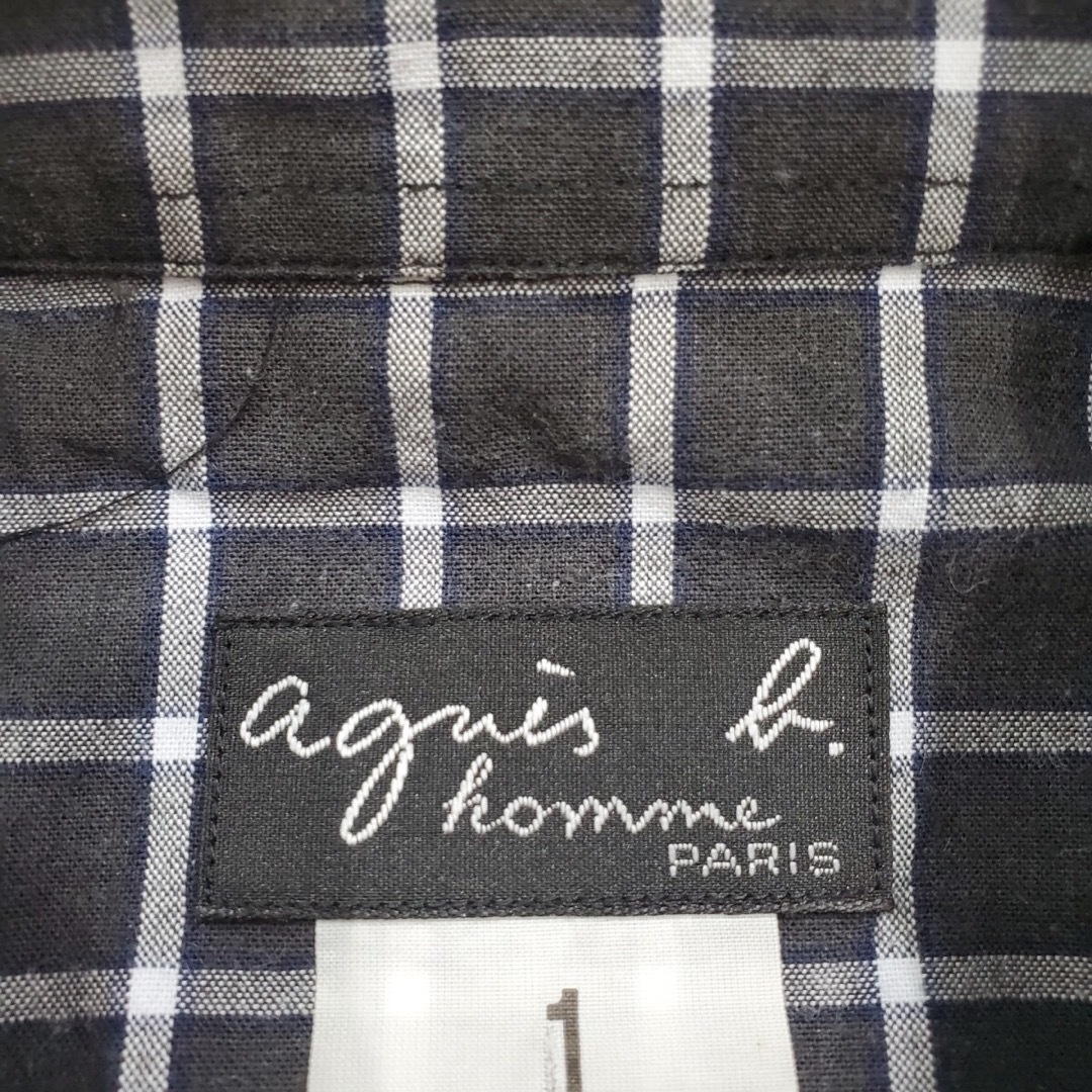 agnes b.(アニエスベー)のagnes b. HOMME オム チェック シャツ 長袖シャツ サイズ 1 メンズのトップス(シャツ)の商品写真