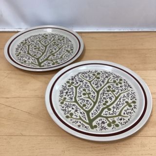 ノリタケ(Noritake)のNoritake  ノリタケ　プリマストーングリーンツリー　2枚セット(食器)