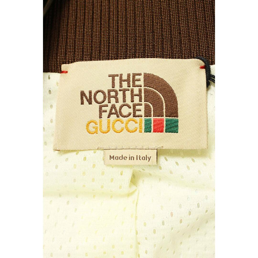 Gucci(グッチ)のグッチ ×ノースフェイス THE NORTH FACE  21SS  651321 XJDCE ダブルネームロゴ総柄ジップアップブルゾン メンズ M メンズのジャケット/アウター(ブルゾン)の商品写真