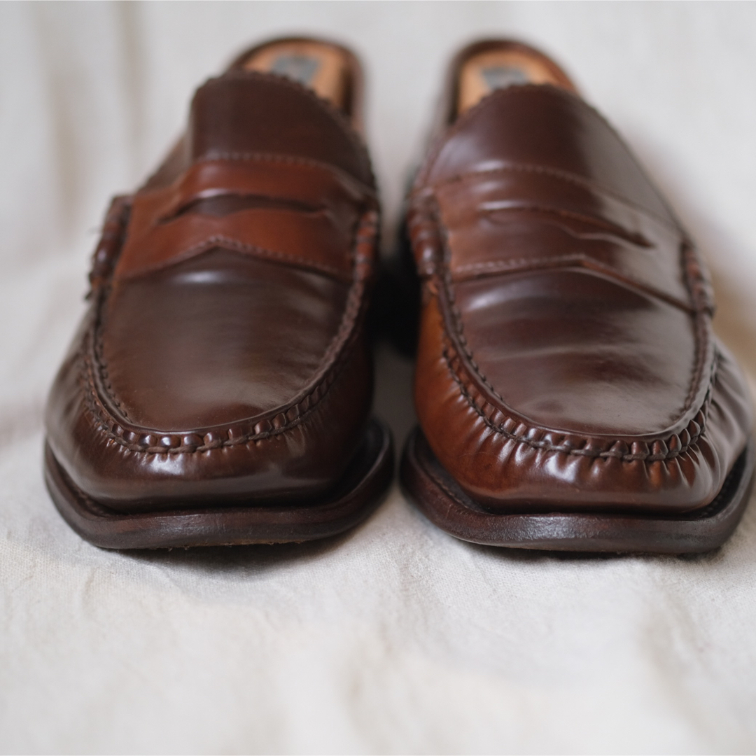 シューキーパー付属しません超希少AllenEdmonds Kenwoodレアコードバンコインローファー9D