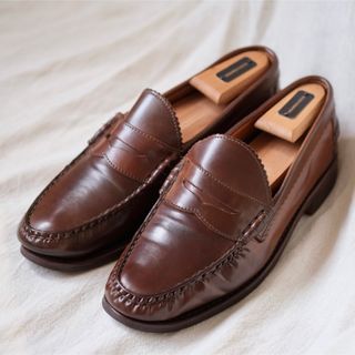 超希少AllenEdmonds Kenwoodレアコードバンコインローファー9D-