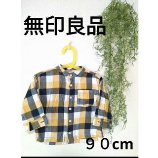 ムジルシリョウヒン(MUJI (無印良品))の無印良品　キッズ服　チェックシャツ(Tシャツ/カットソー)