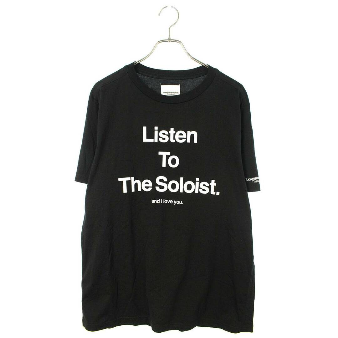 タカヒロミヤシタザソロイスト TAKAHIROMIYASHITA TheSoloIst SC.0101 Listen To The Soloist.  s/s tee メッセージプリントTシャツ メンズ 50