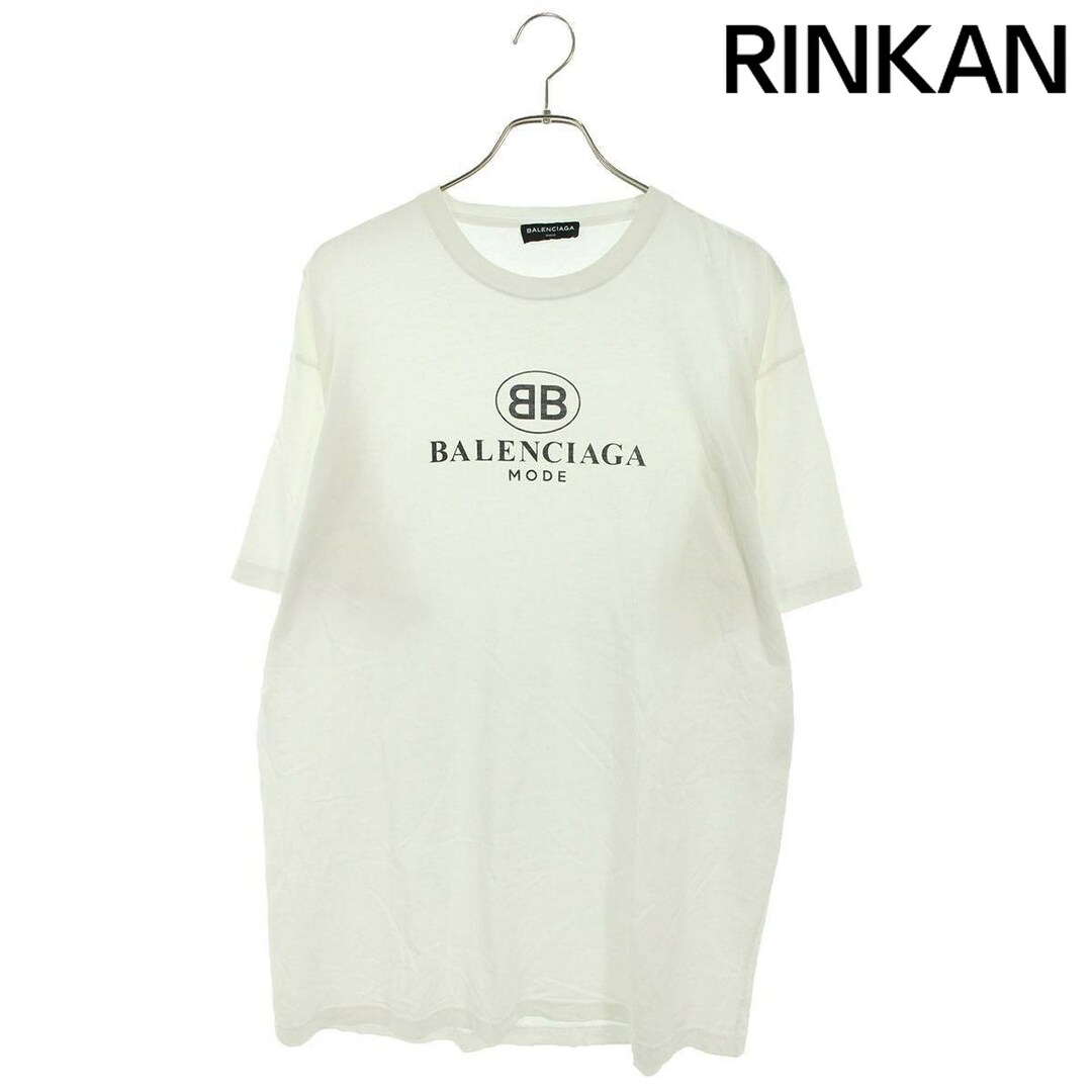 バレンシアガ 508203 TYK23 BBロゴプリントTシャツ メンズ S | www