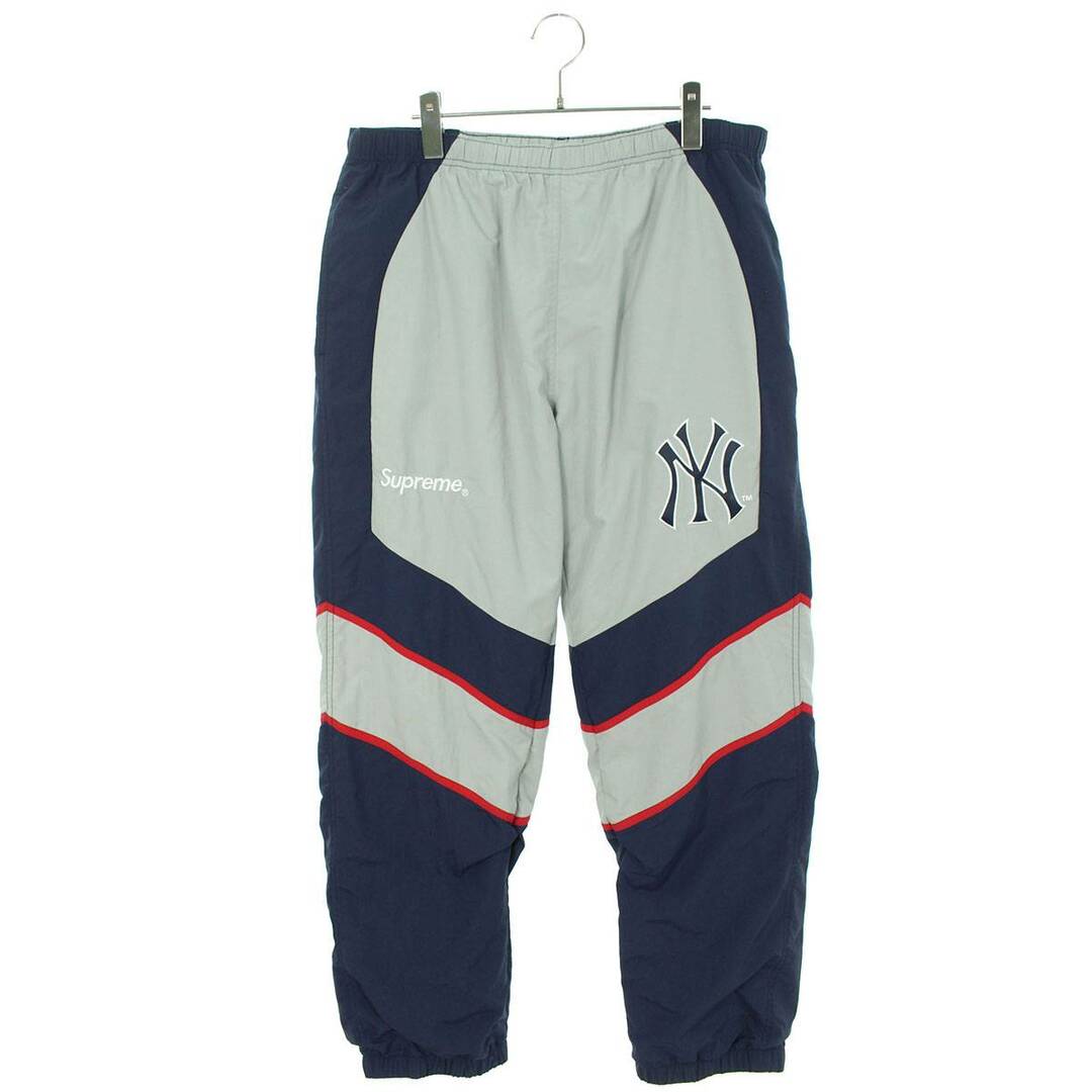 シュプリーム 21AW New York Yankees Track Pant ロゴ刺繍トラック