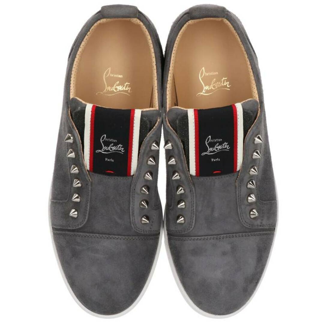 Christian Louboutin(クリスチャンルブタン)のクリスチャンルブタン スタッズスエードローカットスニーカー メンズ 42 メンズの靴/シューズ(スニーカー)の商品写真