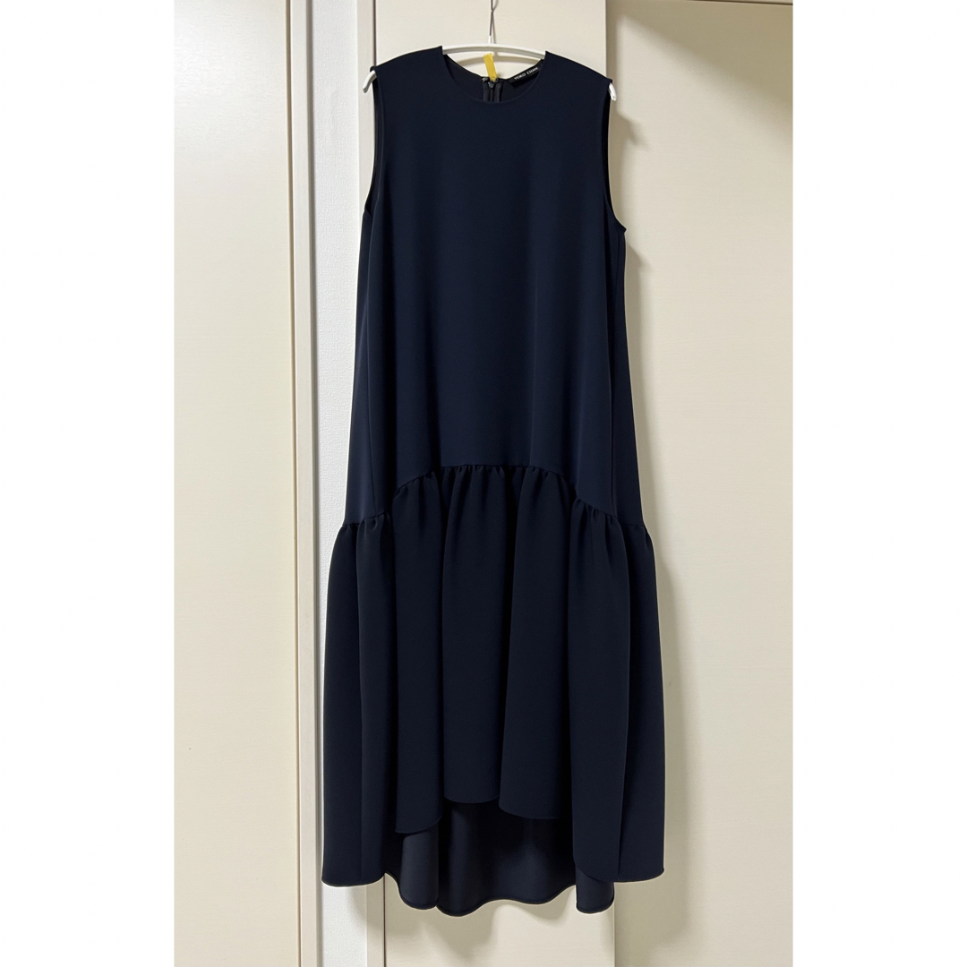 YOKO CHAN / Hem Flared Dress ネイビー 36