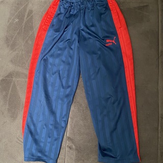 PUMA - プーマ ジャージ プージャー 紺×赤 ズボン パンツの通販｜ラクマ