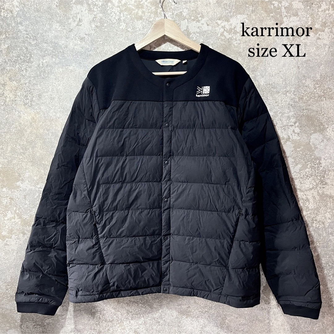 karrimor カリマー ノーカラー 中綿ジャケット インディーカーディガンカリマー